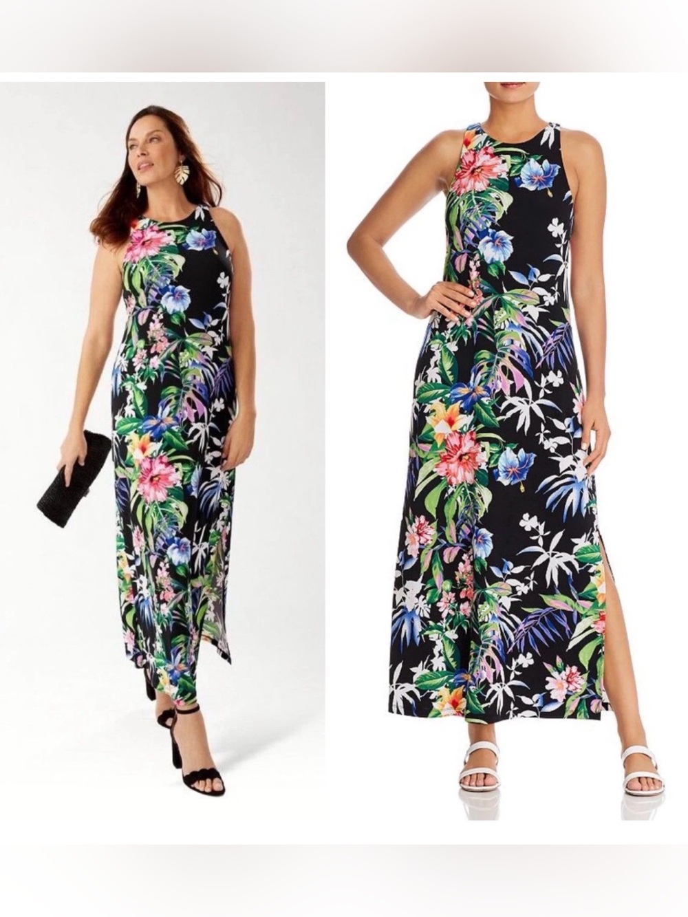 NWT Tommy Bahama Hermosa Sleeveless Floral Maxi Dress